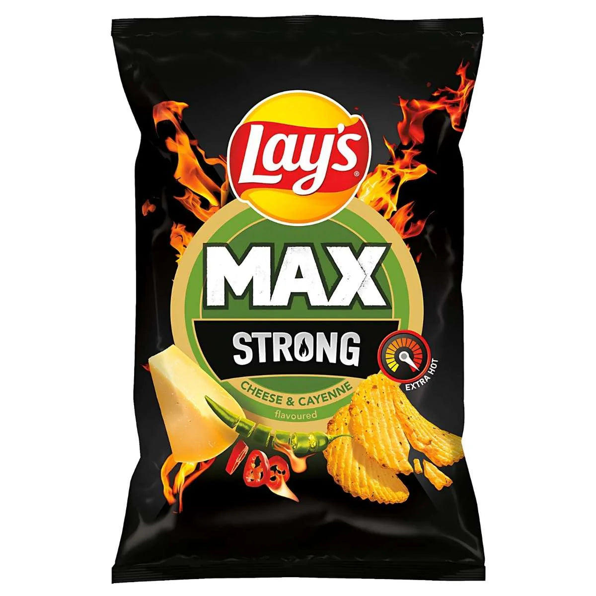 Lays Max Strong Cheese & Cayenne Bag 120g