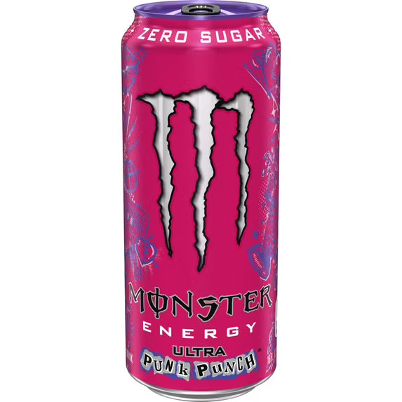Monster Energy Ultra Punk Punch Can 473ml Zero Sugar USA