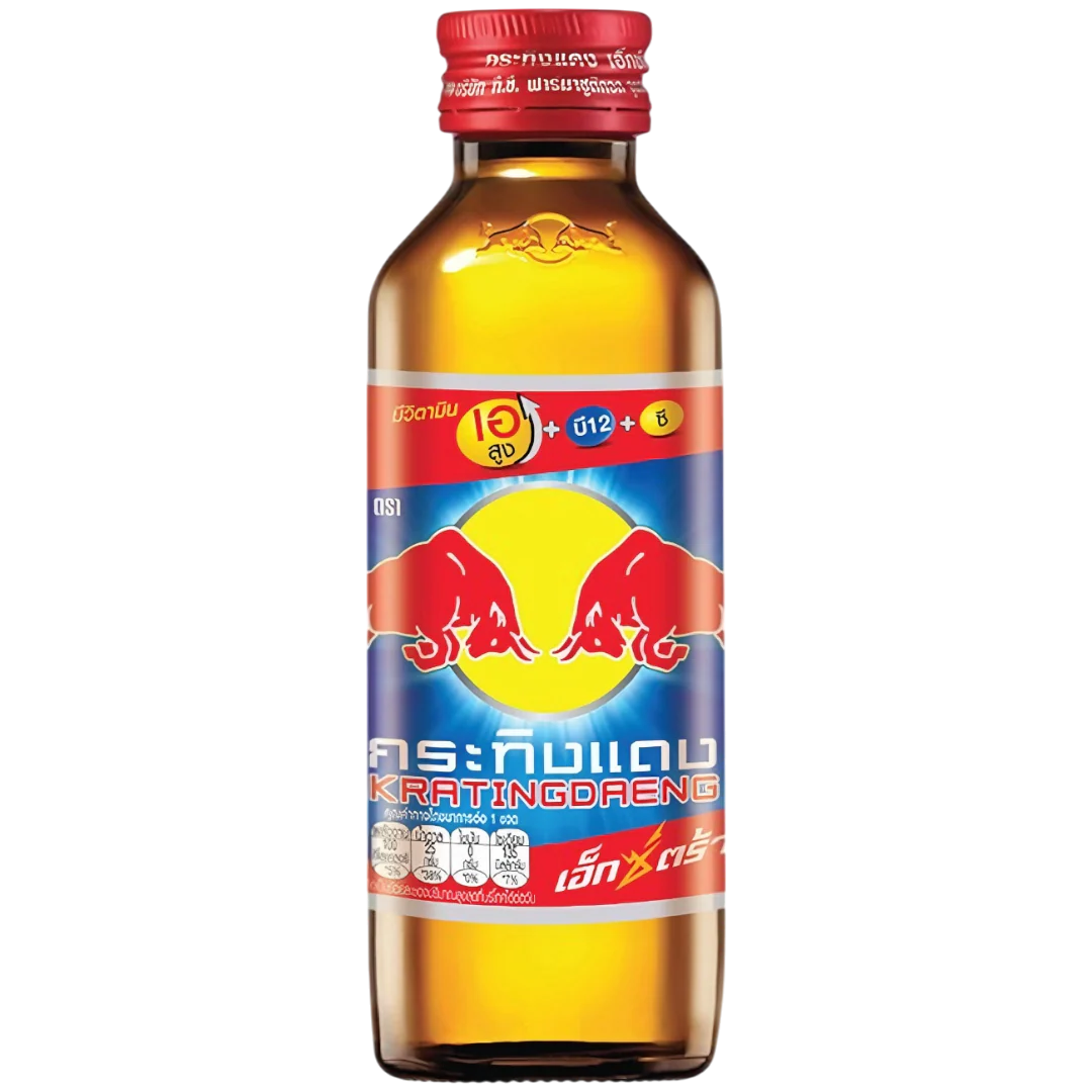 Red Bull Kratingdaeng Glass Bottle 150ml THAILAND