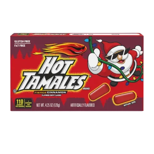 Hot Tamales Fierce Cinnamon Holiday Theatre Box 120g USA