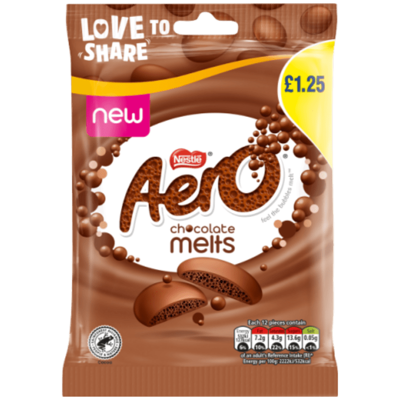 Aero Chocolate Melts (80g)