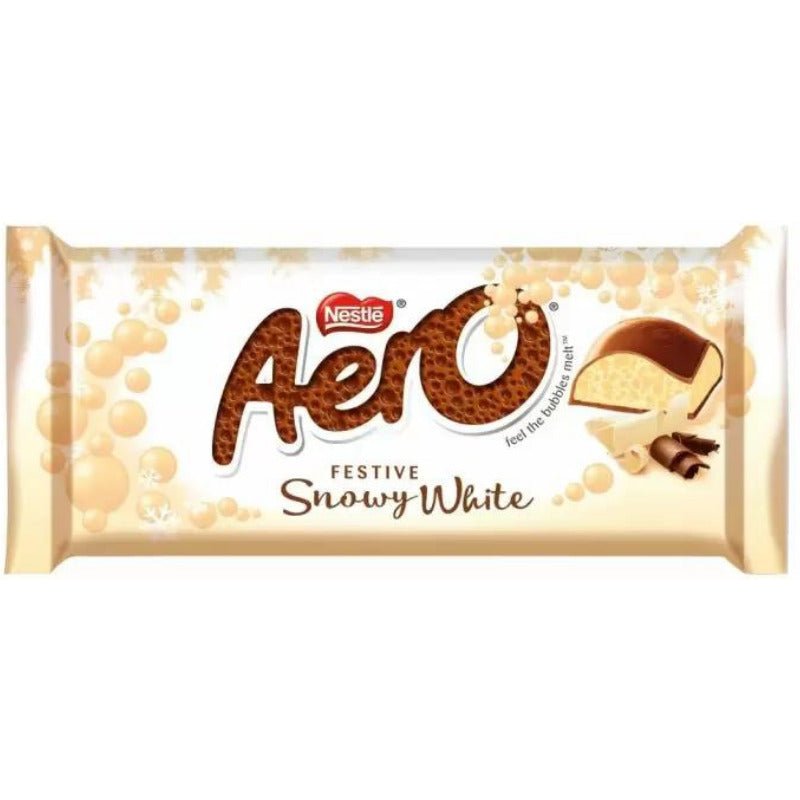 Aero Sharing Bar Festive White Chocolate (90g)