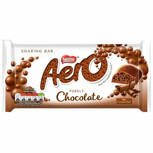 Aero Sharing Bar Purely Chocolate (90g)