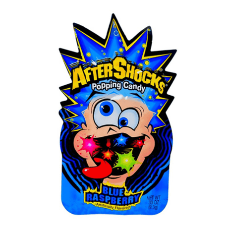 Aftershock Blue Raspberry Popping Candy (9g)