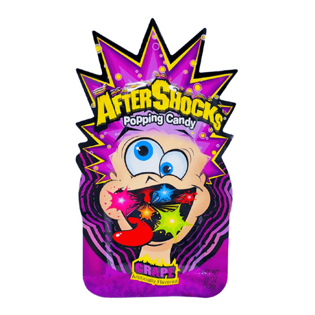 Aftershock Grape Popping Candy (9g)