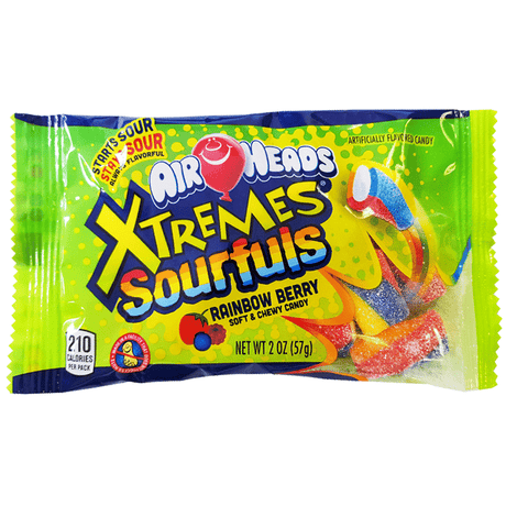 Airheads Xtremes Sourfuls Rainbow Berry (57g)