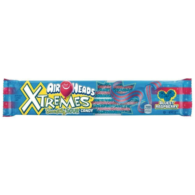 Airheads Xtremes Sweetly Sour Belts Blue Raspberry (56g)
