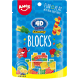 Amos 4D Gummy Blocks Peg Bag (198g)