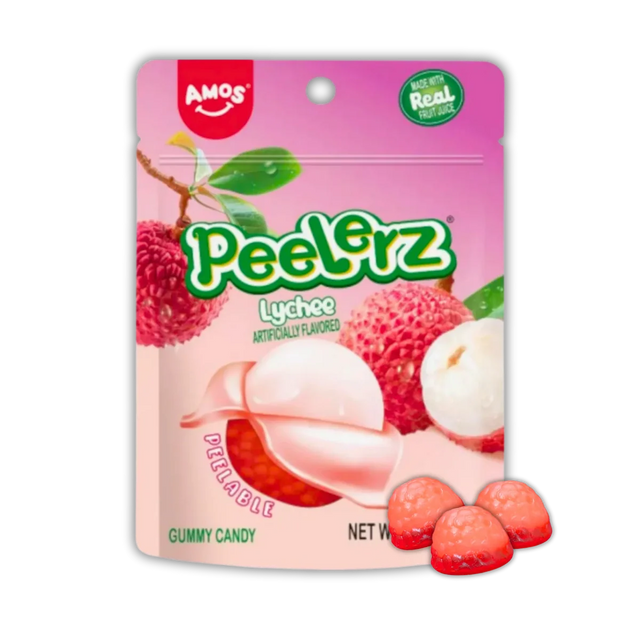 Amos Peelers Lychee Peg Bag 120g