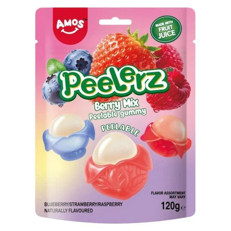 Amos Peelerz Berry Mix Peg Bag 120g