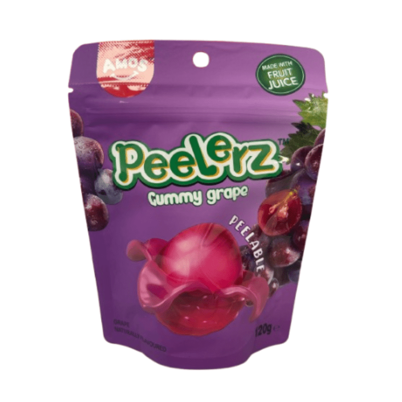 Amos Peelerz Grape Peg Bag 120g – SoSweet