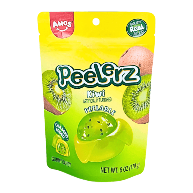 Amos Peelerz Gummy Kiwi Peg Bag 170g