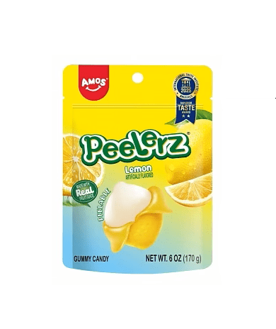Amos Peelerz Gummy Lemon Pouch 170g