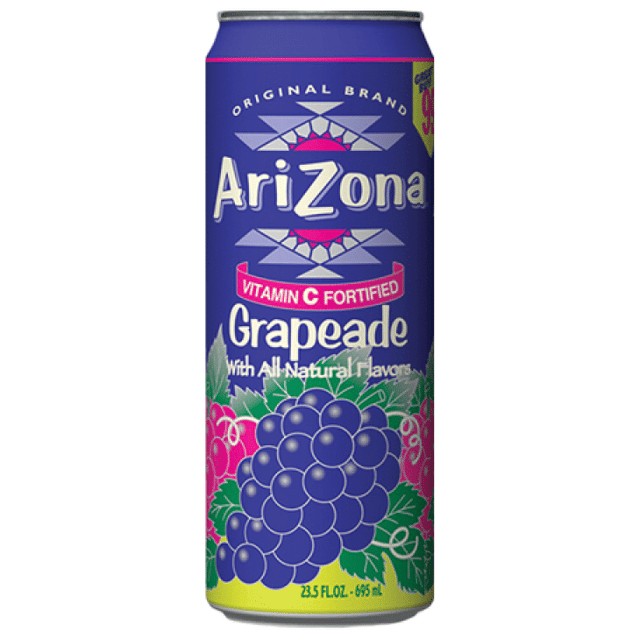 Arizona Grapeade Fruit Juice Can