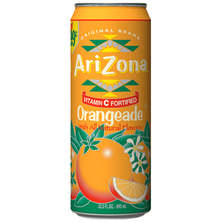 Orangeade Fruit Juice Can USA