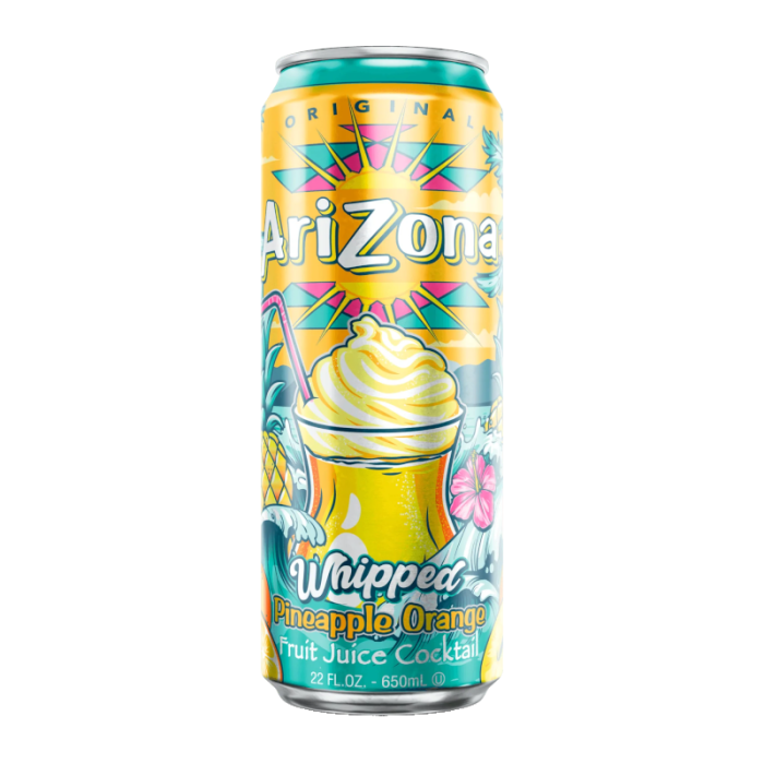 Arizona Whipped Pineapple Orange Can 650ml USA