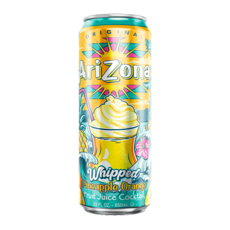 Arizona Whipped Pineapple Orange Can 650ml USA