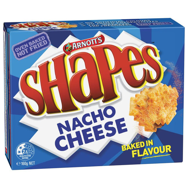 Arnott's Shapes Nacho Cheese (160g)
