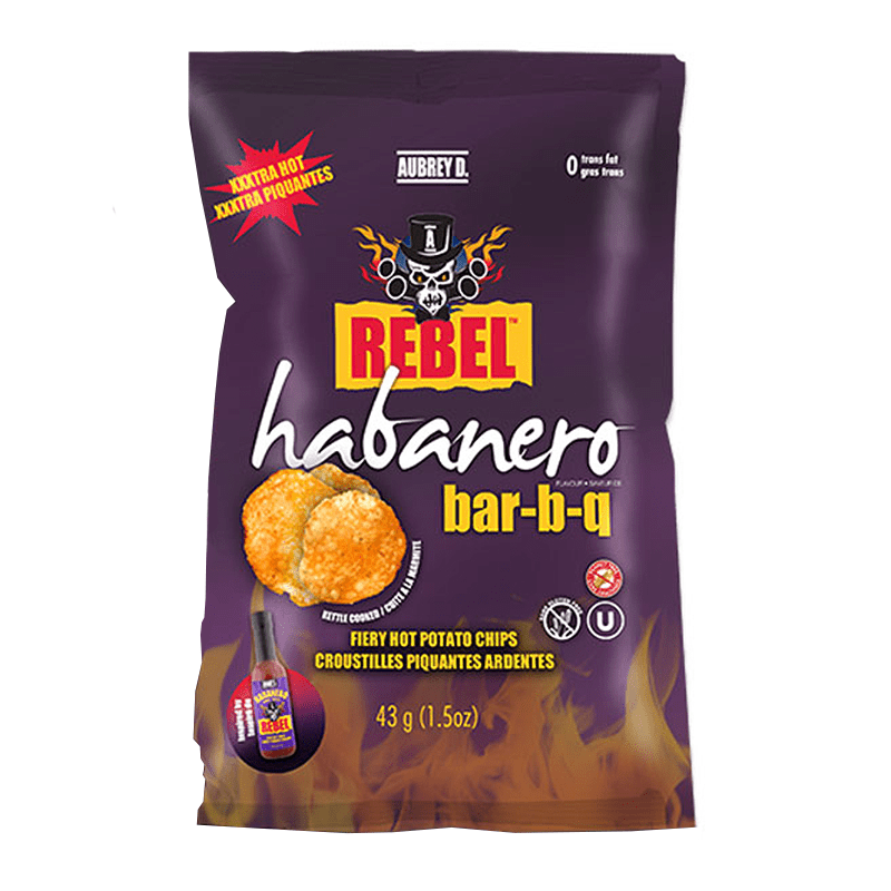 Aubrey D Habanero BBQ Potato Chips (43g)