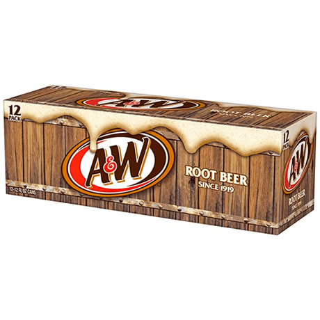 A&W Root Beer Fridge Pack (Case of 12) 330ml
