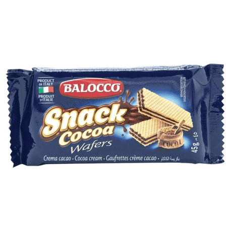 Balocco Cocoa Wafers (45g) (Case of 30)