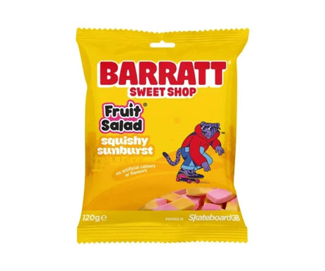 Barratt Sweet Shop Fruit Salad Squishy Sunburst Peg Bag 120g