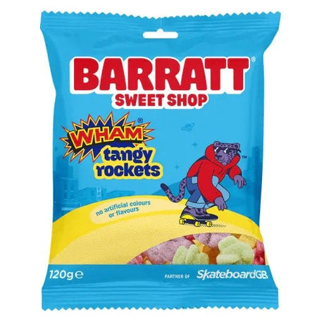 Barratt Sweet Shop Wham Tangy Rockets Peg Bag 120g