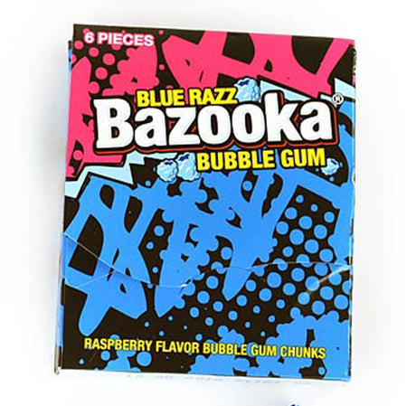 Bazooka Blue Razz Bubblegum Wallet