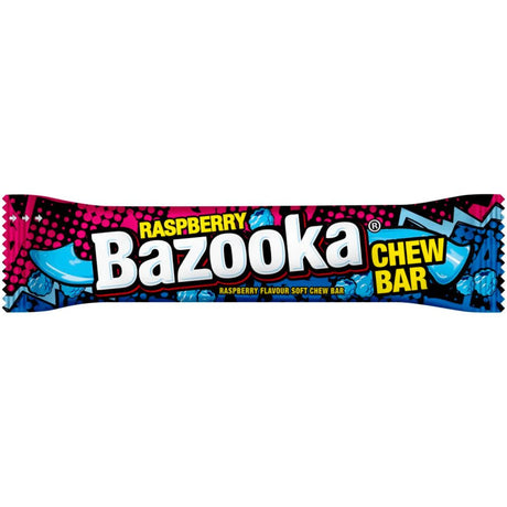 Bazooka Raspberry Chew Bar (Case of 60) 14g