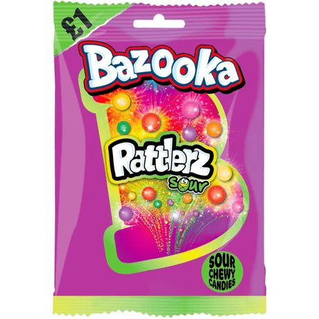 Bazooka Sour Rattlerz (100g)