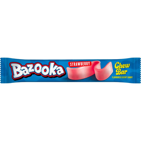 Bazooka Strawberry Chew Bar (Case of 60) 14g