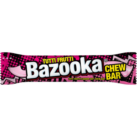Bazooka Tutti Frutti Chew Bar (Case of 60) 14g