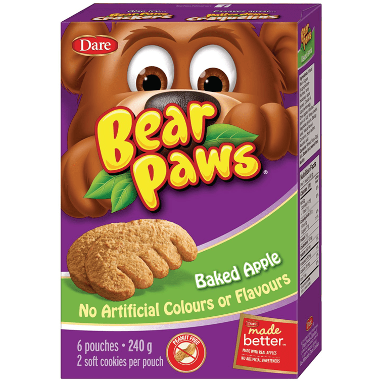 Bear Paws Baked Apple 6 Pack (240g)