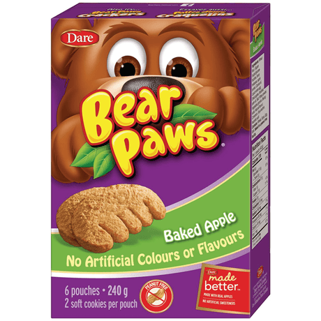 Bear Paws Baked Apple 6 Pack (240g)