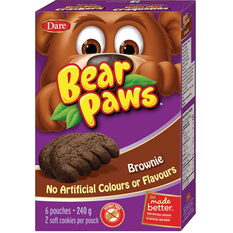 Bear Paws Brownie 6 Pack (240g)