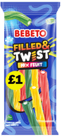 Bebeto Assorted Fruit Twists Peg Bag 140g PMP £1
