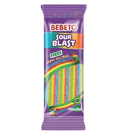 Bebeto Bag Sour Blast Rainbow Belts (160g)