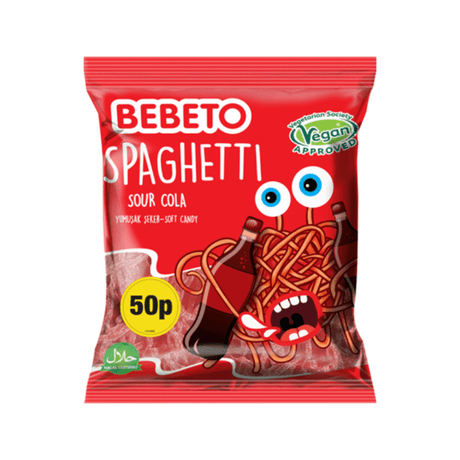 Bebeto Bag Sour Cola Spaghetti (70g) PMP 50p