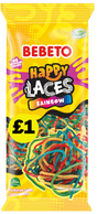 Bebeto Rainbow Laces Peg Bag 140g PMP £1