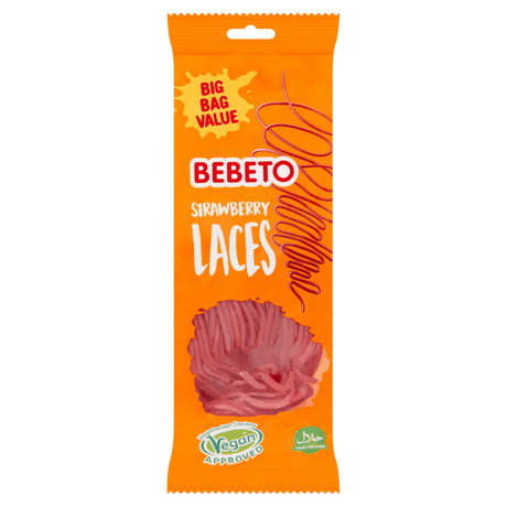 Bebeto Strawberry Laces (160g)