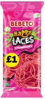 Bebeto Strawberry Laces Peg Bag 140g PMP £1