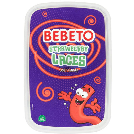 Bebeto Strawberry Laces Tub (500g)