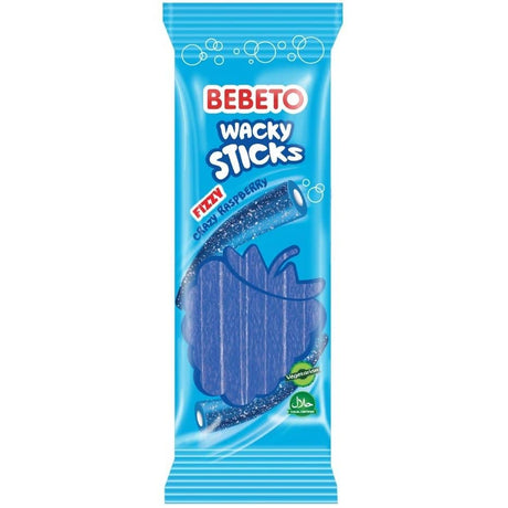 Bebeto Wacky Sticks Fizzy Blue Raspberry (160g)