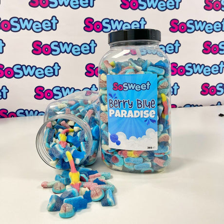 Berry Blue Paradise Sweet Mix Gift Jar (3kg)