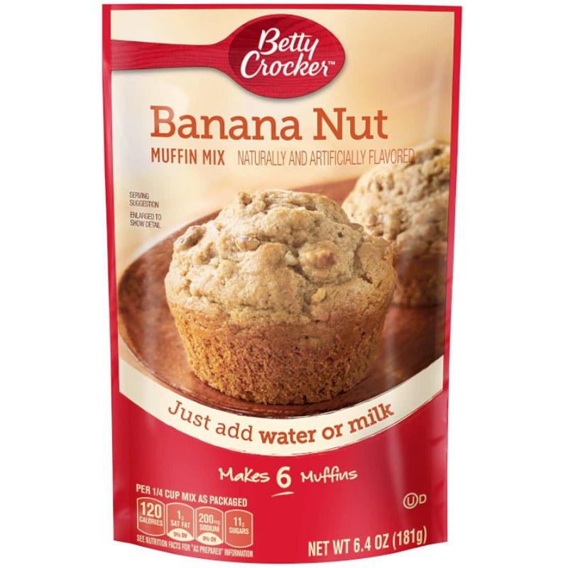 Betty Crocker Banana Nut Muffin Mix Pouch (181g)
