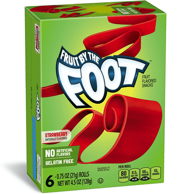 Betty Crocker Fruit By The Foot Strawberry Fruit Snacks (128g)