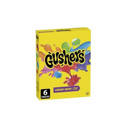 Betty Crocker Fruit Gushers Gushin Grape 6 Pack 138g USA
