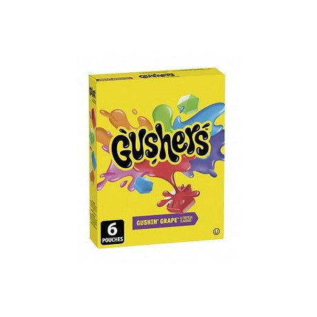 Betty Crocker Fruit Gushers Gushin Grape 6 Pack 138g USA
