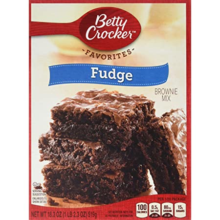 Betty Crocker Fudge Brownie Mix (519g)