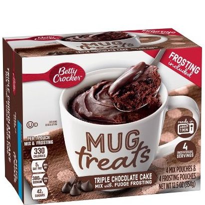 Betty Crocker Mug Treats Triple Chocolate Mix (354g)